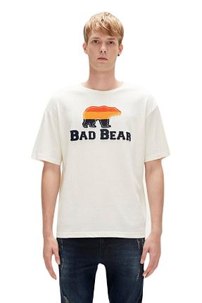 تیشرت اسپرت سفید مردانه Fitted Bad Bear - کد 683254683