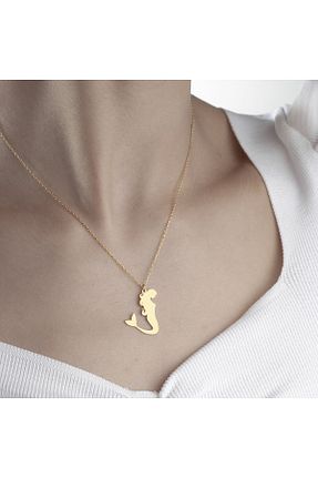 گردنبند نقره صورتی زنانه 925 عیار OneSilverGold - کد 849078191