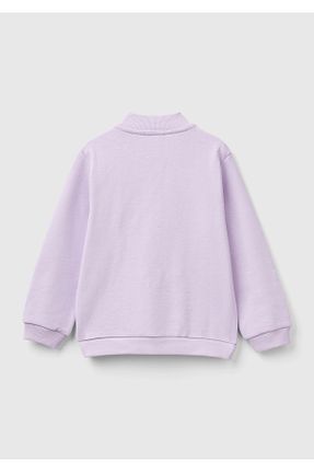 سوئیشرت بنفش بچه گانه چاپی United Colors of Benetton - کد 849110562