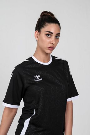تیشرت اسپرت مشکی زنانه رگولار hummel - کد 841670624