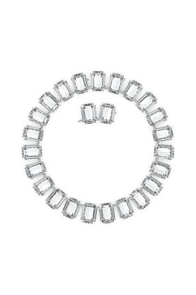 گردنبند جواهر رنگی زنانه فلزی Swarovski - کد 212004043