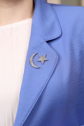سنجاق سینه زنانه فلزی Fatma yaşar.tr - کد 768126087