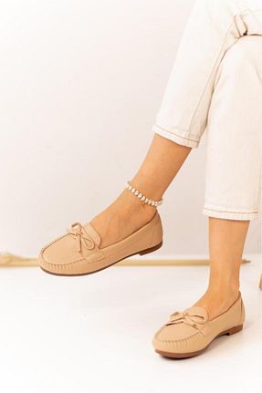 بابت بژ زنانه چرم مصنوعی AZTEKA - کد 317293632
