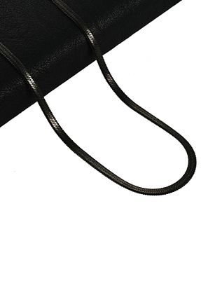 گردنبند استیل ( فولاد ) مشکی زنانه استیل (فولاد) Kafdağı HOME - کد 845931145