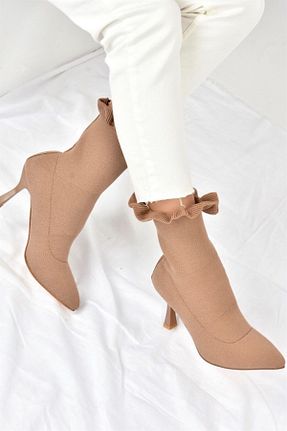 بوت / نیم بوت قهوه ای زنانه تریکو Fox Shoes - کد 151938014