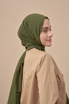 شال خاکی زنانه پلی استر ARMANDA - کد 814868630