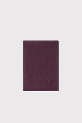 کیف پول بنفش زنانه چرم خالص Garbalia - کد 848595630