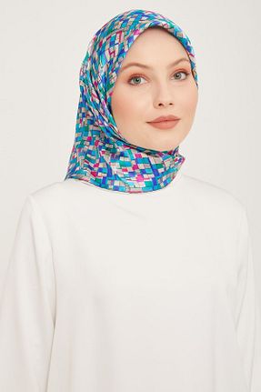 روسری آبی ساتن Armine - کد 774322444