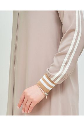 کلاه و ابایا بژ زنانه بافتنی Ala Ferace - کد 779746723