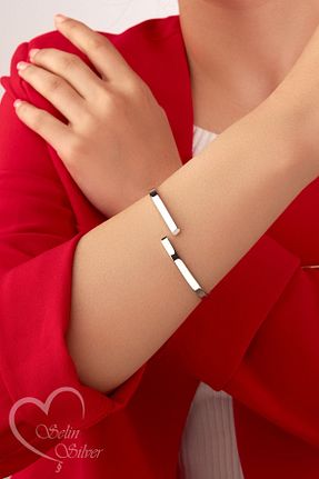 دستبند نقره زنانه 925 عیار SS Selin Silver - کد 153433160