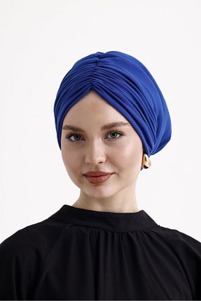 کلاه شنای حجاب آبی زنانه ladrans - کد 849148119