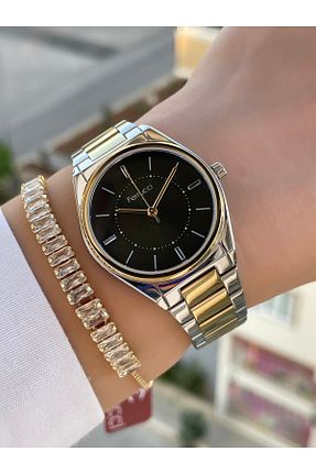 ساعت مچی طلائی زنانه 31-35 میلی متر Ferrucci - کد 849157314