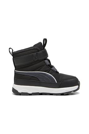 بوت / نیم بوت مشکی بچه گانه پاشنه تخت Puma - کد 841915132