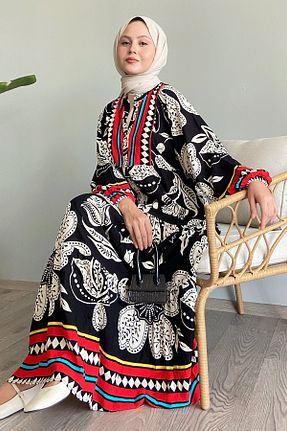 لباس حجاب مشکی زنانه Relaxed InStyle - کد 838028978