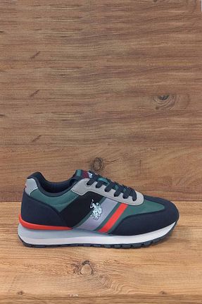 کفش اسنیکر سبز مردانه بند دار U.S. Polo Assn. - کد 816461028