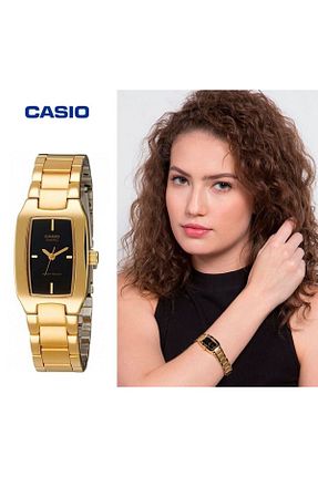 ساعت مچی زرد زنانه استل (فولاد) Casio - کد 848492549