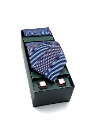 کراوات آبی مردانه میکروفیبر Kravatkolik - کد 848491866