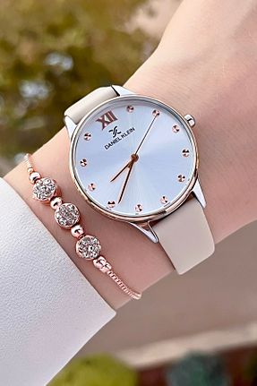 ساعت مچی طوسی زنانه 31-35 میلی متر Daniel Klein - کد 849034294