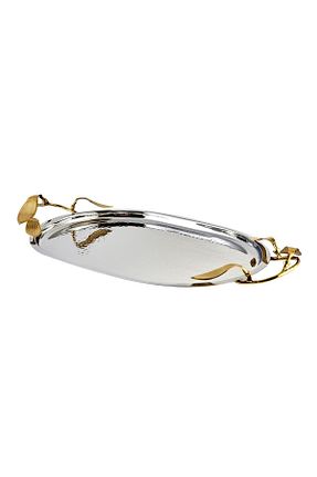 سینی طلائی استیل (فولاد) Jumbo - کد 44569358