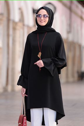 ست بالاتنه و پائین تنه حجاب مشکی زنانه Çan ELBENMODA - کد 848755148