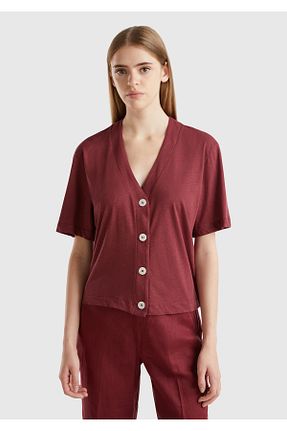 رویه زرشکی زنانه کتان United Colors of Benetton - کد 848760460