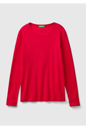 تیشرت قرمز زنانه رگولار United Colors of Benetton - کد 848760277