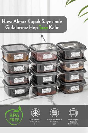 ظرف نگهداری طوسی پلاستیک Meleni Home - کد 473287237