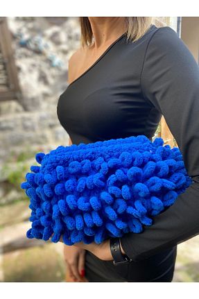 کیف پورتفوی و کلاچ سرمه ای زنانه hati - کد 813955958