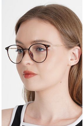 عینک محافظ نور آبی مشکی زنانه شیشه LOOKUP NEW - کد 848797878