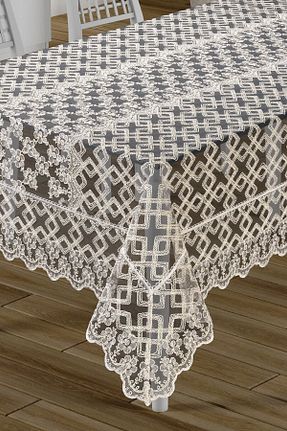 رومیزی بژ پلی استر scarlet home collection - کد 745745165