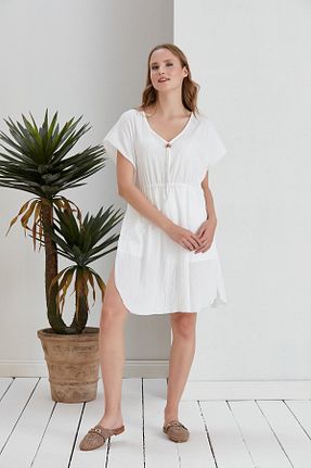 رویه بیکینی سفید زنانه ساده Space Fashion - کد 744572652