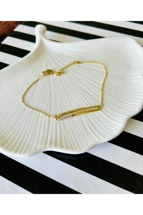 دستبند استیل (فولاد) طلائی زنانه استیل (فولاد) La Passion Bijoux - کد 848823241