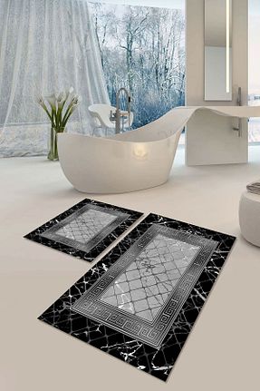 پادری حمام طوسی پلی استر YTR HOME - کد 787733549