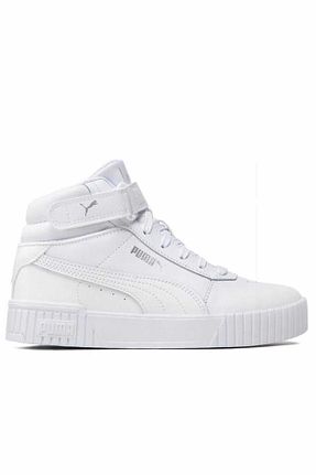 کفش اسنیکر سفید زنانه بند دار Puma - کد 848830735