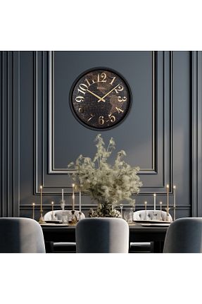 ساعت دیواری مشکی 51 x 51 Regal - کد 848514575