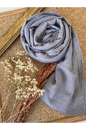 شال طوسی زنانه پنبه ای Oxygen Scarfs - کد 848863377