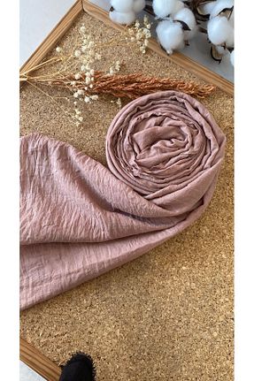 شال صورتی زنانه پنبه ای Oxygen Scarfs - کد 848863885