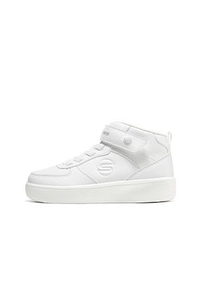 کفش اسنیکر سفید بچه گانه چسبی Skechers - کد 748806211