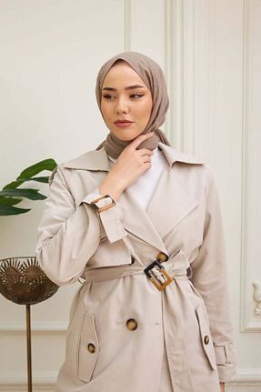 شال قهوه ای زنانه جاز Silk Home - کد 848840114