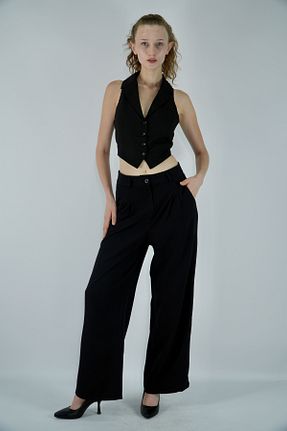 بلوز مشکی زنانه ساده Butik - کد 848934083