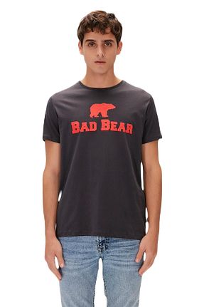تیشرت اسپرت طوسی مردانه Fitted Bad Bear - کد 745929877