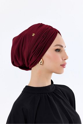 کلاه شنای حجاب زرشکی زنانه Genel Markalar - کد 849047423
