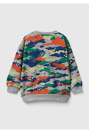 سوئیشرت رنگی بچه گانه چاپی United Colors of Benetton - کد 849110714