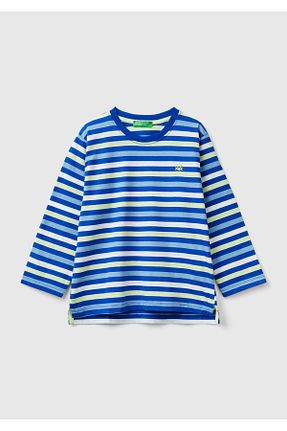 تیشرت آبی بچه گانه رگولار United Colors of Benetton - کد 849109115