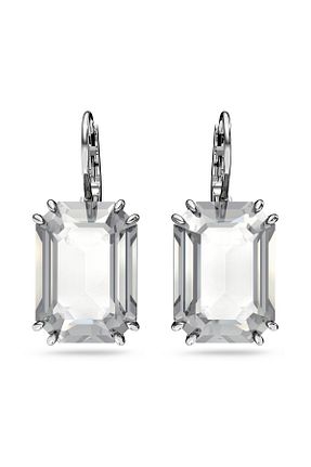گوشواره جواهر رنگی سنگ Swarovski - کد 289856900