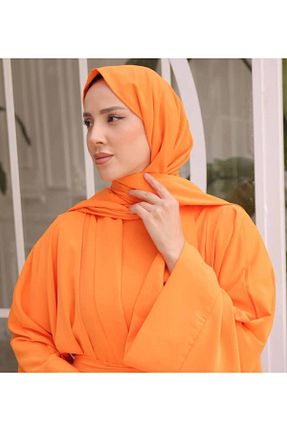ست بالاتنه و پائین تنه حجاب نارنجی زنانه Relaxed CARLASTYLE - کد 833602720