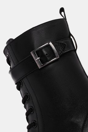 بوت / نیم بوت مشکی زنانه چرم خالص Bestyle - کد 779499247