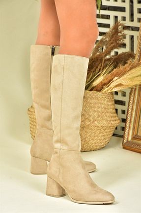 چکمه بژ زنانه جیر Fox Shoes - کد 356974144