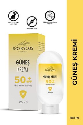 کرم ضد آفتاب صورت SPF 50 + ROSRYCOS - کد 768379202