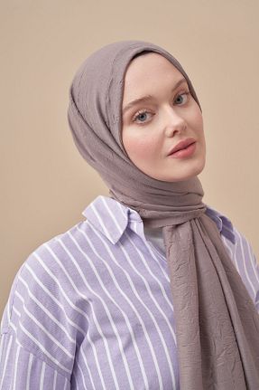 شال قهوه ای زنانه پلی استر ARMANDA - کد 848465178